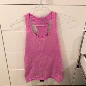Pink Lulu tank top! Lightly worn
